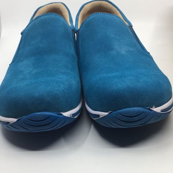 NIB Alegria Men’s Aaron Blur Suede Slip On Shoes - Size 47 EU 13 US